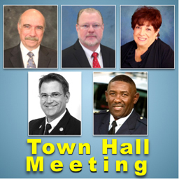 Town Hall Meeting graphic