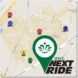 Smart-phone app connects UNC Charlotte students to free shuttle service