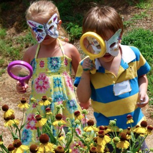 Budding Botanists class at UNC Charlotte Botanical Gardens