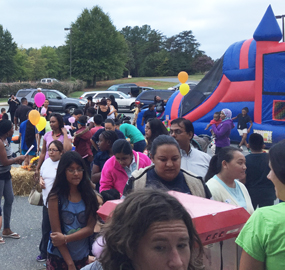 Nathaniel Alexander Elementary families enjoy the math carnival on Oct. 13.
