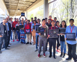 These Vance students spent spring break working, learning