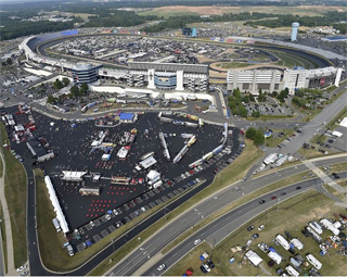 Aerial of Charlotte Motor Speedway
