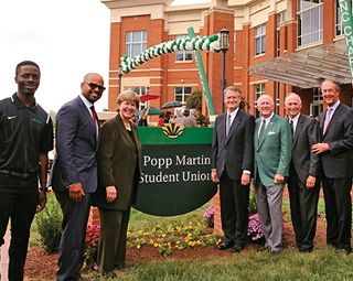 Newly named Popp Martin Student Union honors 2 alumni