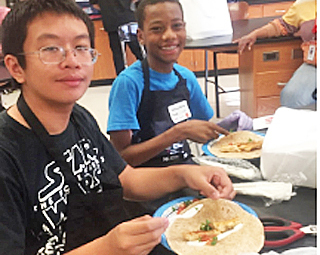 Aon Hewitt helping our kids “Cook With Heart”