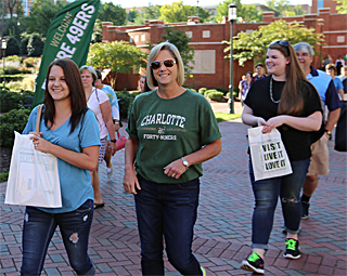 The tour of their life – Saturday at UNC Charlotte!