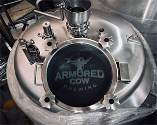 Brewing equipment for Armored Car brewery