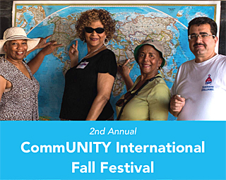 Celebrate our international CommUNITY on Oct. 27