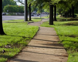 Clean and mowed W.T. Harris Boulevard